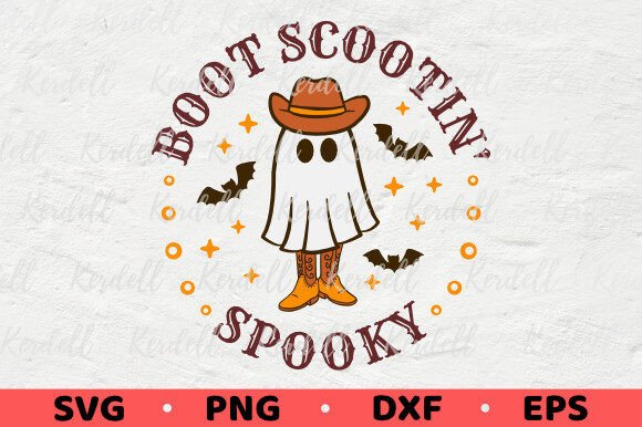Boot Scootin Spooky Review: Halloween Western Embroidery Design