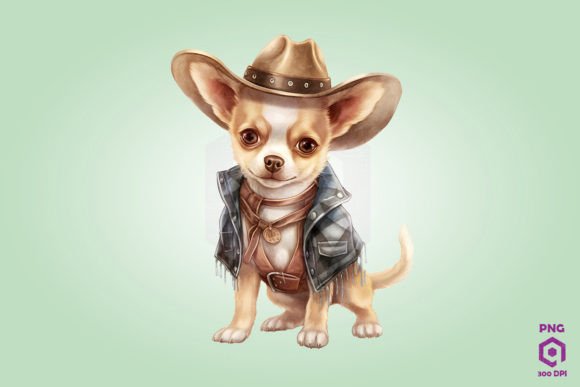 Cowboy Chihuahua Dog Clipart Review