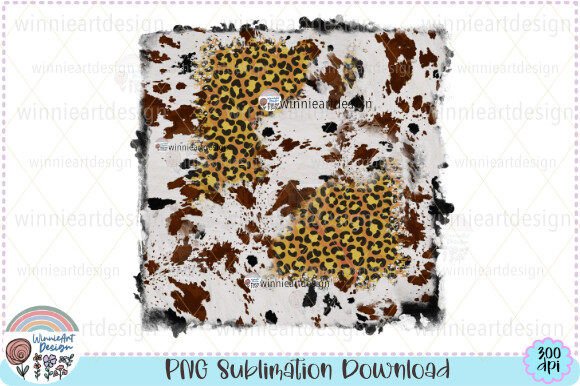 Cowhide Western Leopard Grunge Print PNG Review