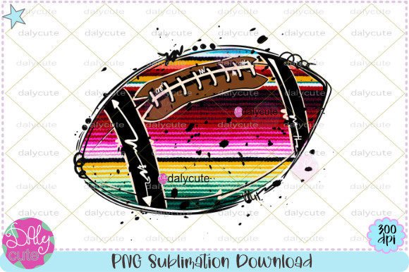 Football Serape Western Grunge Print Review