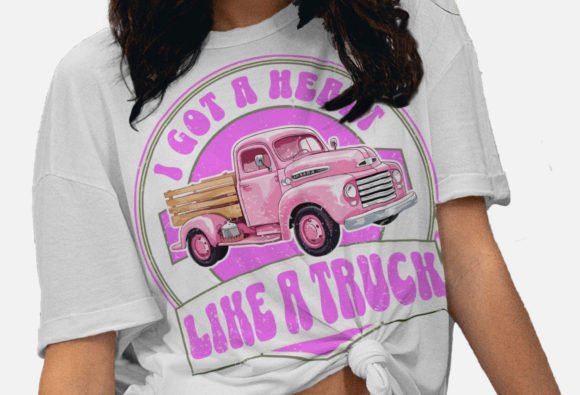 Heart Like a Truck Png, Western Boho Sun