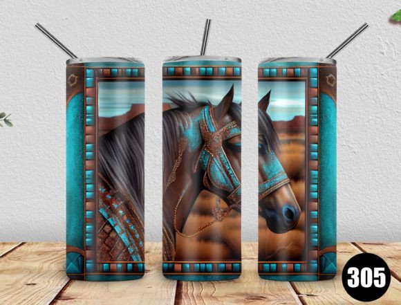 Horse Western 20oz Skinny Review