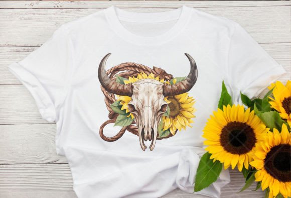 Western Bull Skull Horseshoe Png Review