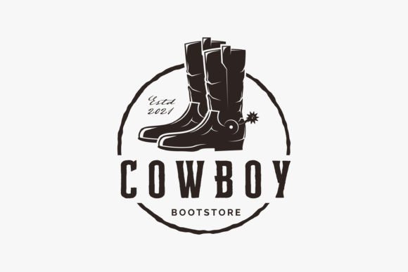Western Cowboy Boots Shoes Logo Review